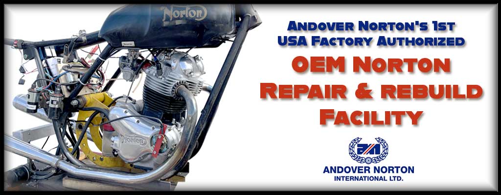 Norton motorcycle engine repair and rebuild at Classic Bike Experience in Essex, Vermont