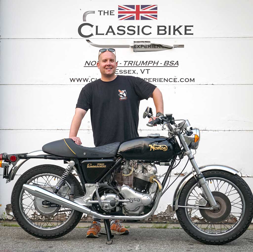 Norton restoration project at Classic Bike Experience