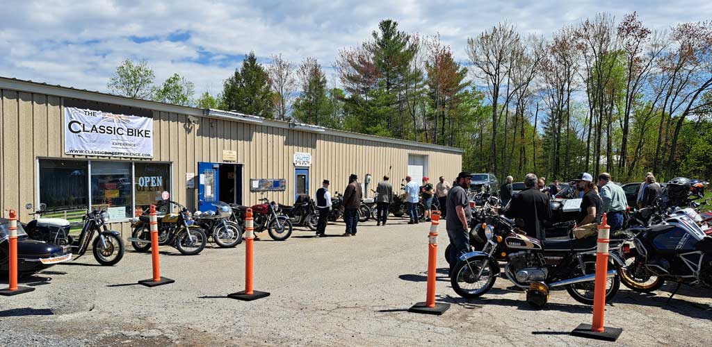 Distinguished Gentleman's Ride 2026 at Classic Bike Experience in Essex, Vermont.